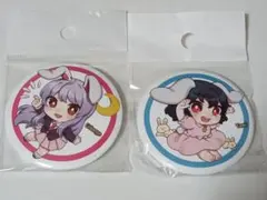 東方Project　缶バッジ　鈴仙・優曇華院・イナバ　因幡てゐ