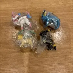 つまんでつなげてマスコット13 ブラッキー、リーフィア、ニンフィア、シャワーズ