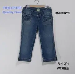 新品 HOLLISTER ウォッシュ- ヴィンテージ 加工 ローライズデニム 1のサムネイル