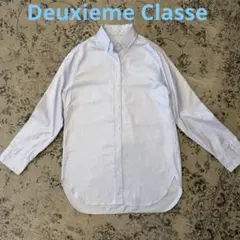 美品 ギャルリーヴィー ロングシャツ オーバーサイズ 襟付き ブルー 