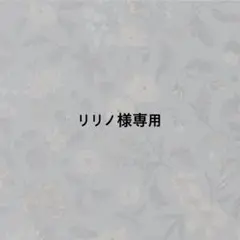 【リリノ様専用】No.10