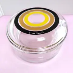 ピエール・カルダンのガラスの小物入れ　キャンディポット　ボンボニエール　蓋物