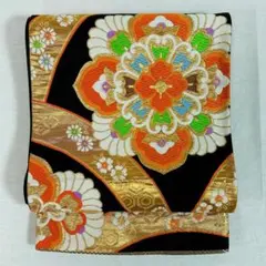 袋帯　黒　ゴールド　豪華　高級　美品　フォーマル　振袖　匿名配送　OF147