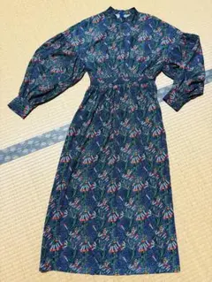 美品❣️SLY 花柄　長袖　ロングワンピース フラワープリント