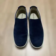 REGAL スエード ローファー 青