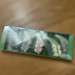 新品　花形陶器箸置き5個セット