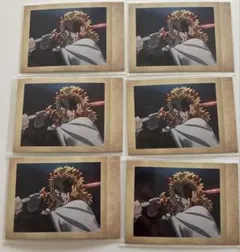 鬼滅の刃 無限列車 ぱしゃこれ 煉獄杏寿郎 6枚セット