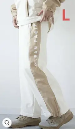 オーシャンパシフィック　レディース　スノボ　スノーボード　パンツ　オフホワイトL