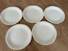 ノリタケ Noritake アンサンブルホワイト 24cmプレート 5枚セット