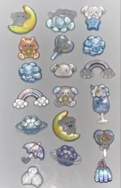 ボンボンドロップシール　犬