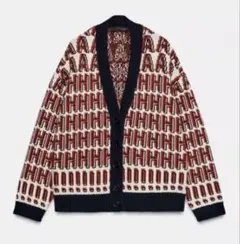 ZARA カーディガン　オーバーサイズ　ニットジャケット