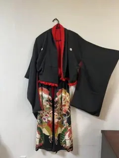 つぼみ♪和洋折衷　着物　リメイクフリル　セット アップ　アンティーク