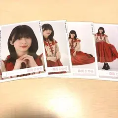 櫻坂46 生写真 森田ひかる 小林由依 卒業コンサート 赤衣装 コンプ