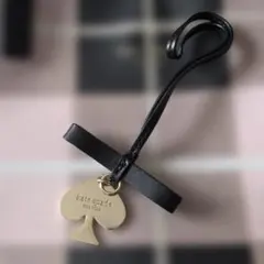 kate spade NEW YORK 　バックチャーム ブラックリボン