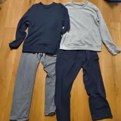 UNIQLO ルームウェア 2セット M グレー ネイビー