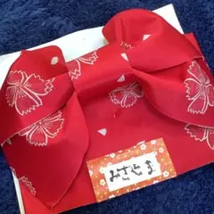 ✨浴衣の簡単作り帯✨【新品】♡髪飾りおまけ付き♡