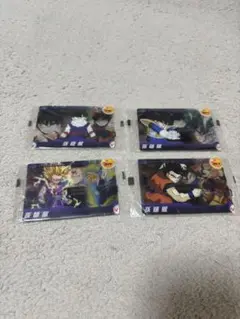 <未開封>森永　ウエハースチョコ　ドラゴンボールZ カード 孫悟飯4枚セット