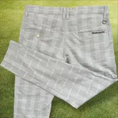 現行モデル パーリーゲイツ パンツ 総柄 白 ラベンダー M〜L相当 4