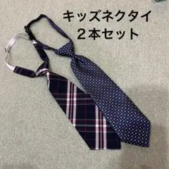 キッズ用 ネクタイ 2本セット フォーマル