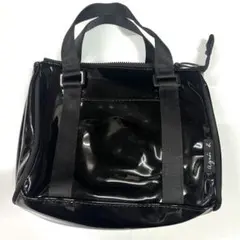 agnes b. VOYAGE アニエスベー エナメル ミニ ハンドバッグ