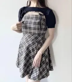 An MILLE シャツセットチェックキャミOP - メルカリ