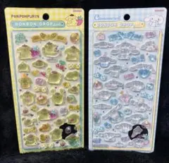 正規品　ボンボンドロップ　シール ポムポムプリン シナモンロール２つセット