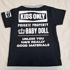 新品タグ付【BABYDOLL/ベビードール】半袖　Tシャツ 80cm ブラックのサムネイル