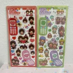 こ*う様 国内正規品 平成はっぴーフォン モンチッチ 2枚セット