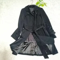 エヌライン/コート/9号/М相当/青山/撥水/雨に強い/ライナー付き