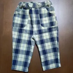 プティマイン チェック柄パンツ 80cm