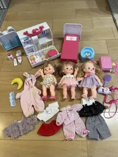 メルちゃん　人形　セット　まとめ売り　うさぎさん救急車