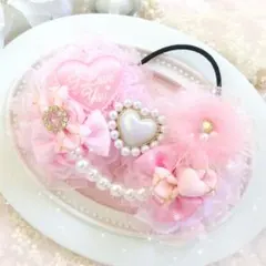 ミンクファーヘアゴム♡ピンク