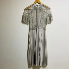 【FRAY.I.D レースシフォンプリーツワンピース】