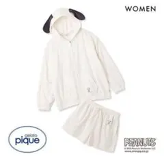 gelato pique スヌーピー パイルパーカー ショートパンツ ジェラピケ