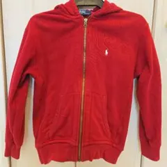 ポロ ラルフ・ローレン 赤 フルジッパーパーカー