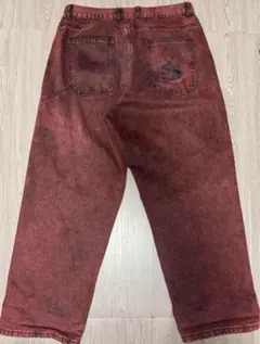 赤ヤードセール YARDSALE（ヤードセール）Phantasy Jeans (Overdyed Red)の通販