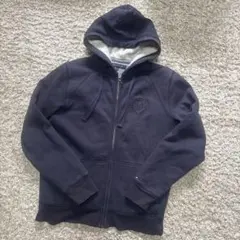 Tommy Hilfiger トミーヒルフィガー ネイビー フルジップパーカーS