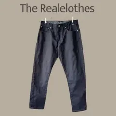 【The Realelothes】L黒　ブラックパンツ　カジュアルパンツボトムス