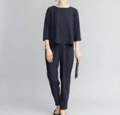 【美品】アーバンリサーチ　ドアーズ　セットアップ セレモニー　ネイビー