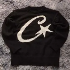 y2k ストリート Corteiz ニット黒　ノーブランド