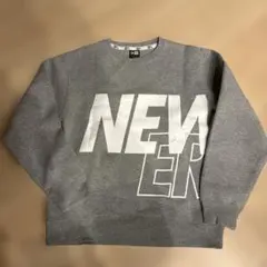 【最後の値下げ】NEW ERA グレー トレーナー Lサイズ