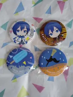 プロセカ セガラッキーくじ KAITO 缶バッジ4点