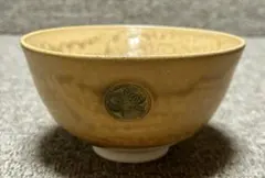 黄瀬戸　葵紋 茶碗