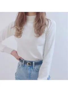 GRL カシミヤタッチハイネックニットトップス[cu233]