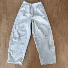 GU コーデュロイバレルレッグイージーパンツ Sサイズ