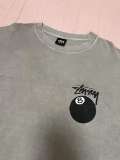STUSSY黒タグ復刻 8ボール プリントTシャツ USA製　ステューシー