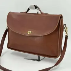 OLD COACH ビジネスバッグ 2way レザー 本革 USA製 1155