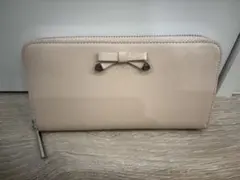 ★お値下げしました★JILLSTUART 長財布 リボン ベージュピンクのサムネイル