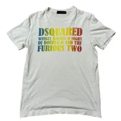 ディースクエアード　ビックロゴ　白Tシャツ