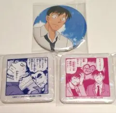 名探偵コナン　高木渉（＋佐藤美和子＋伊達）　缶バッジ3点セット